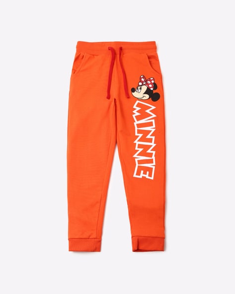 Buy Orange Track Pants for Girls by Disney Online