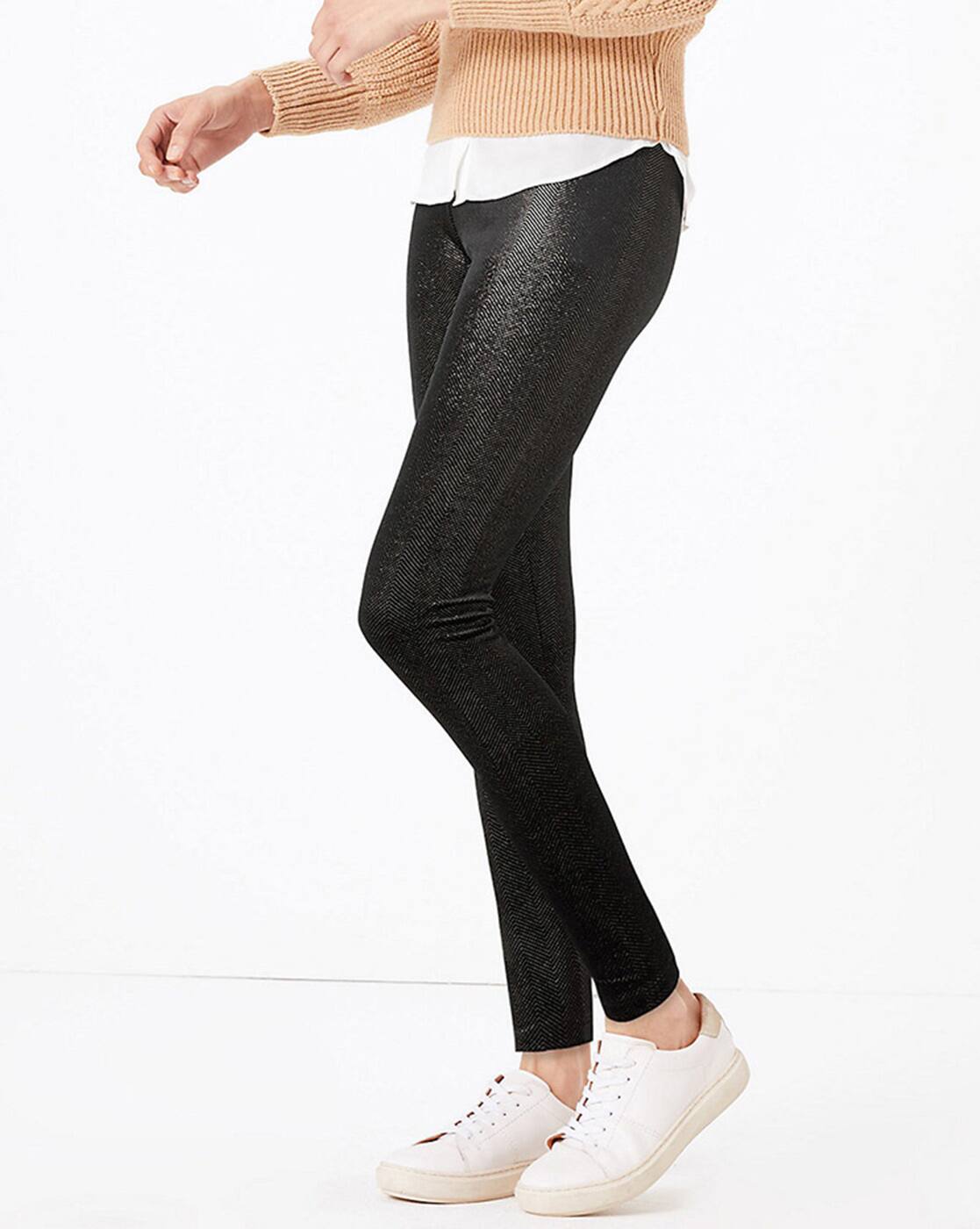 Buy Black Leggings for Women by Marks 
