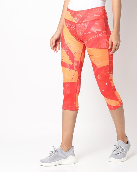 Reebok Printed Mid-Calf Length Leggings