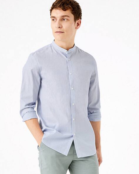Buy Blue Shirts for Men by Marks 