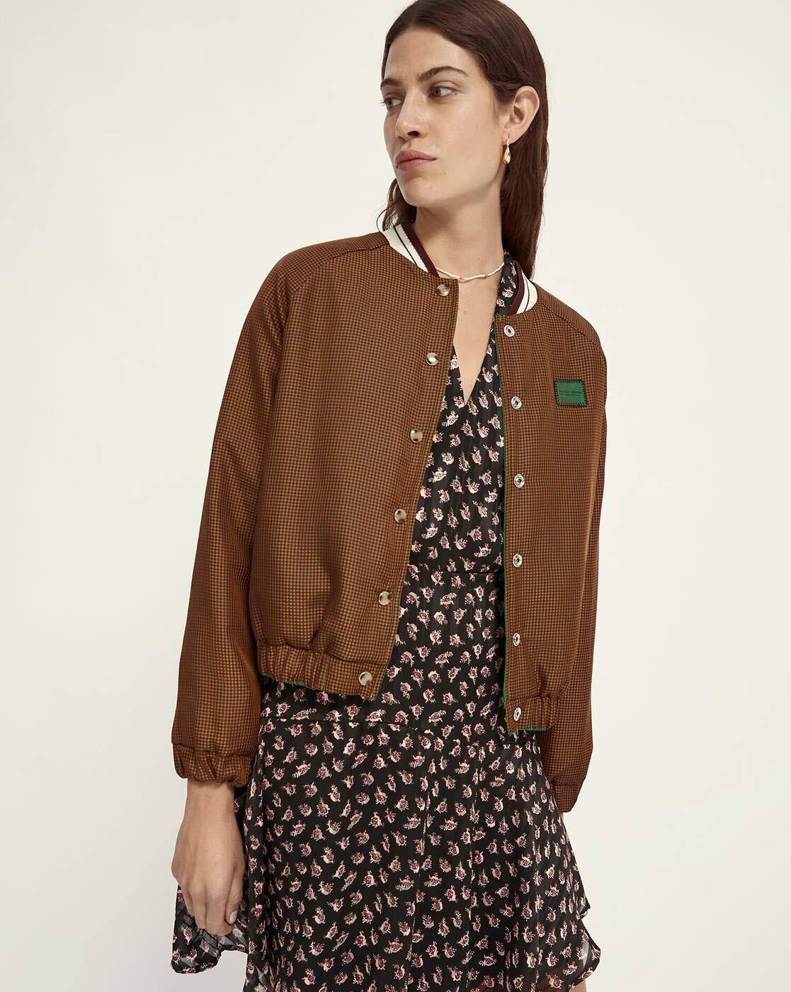 button down bomber jacket