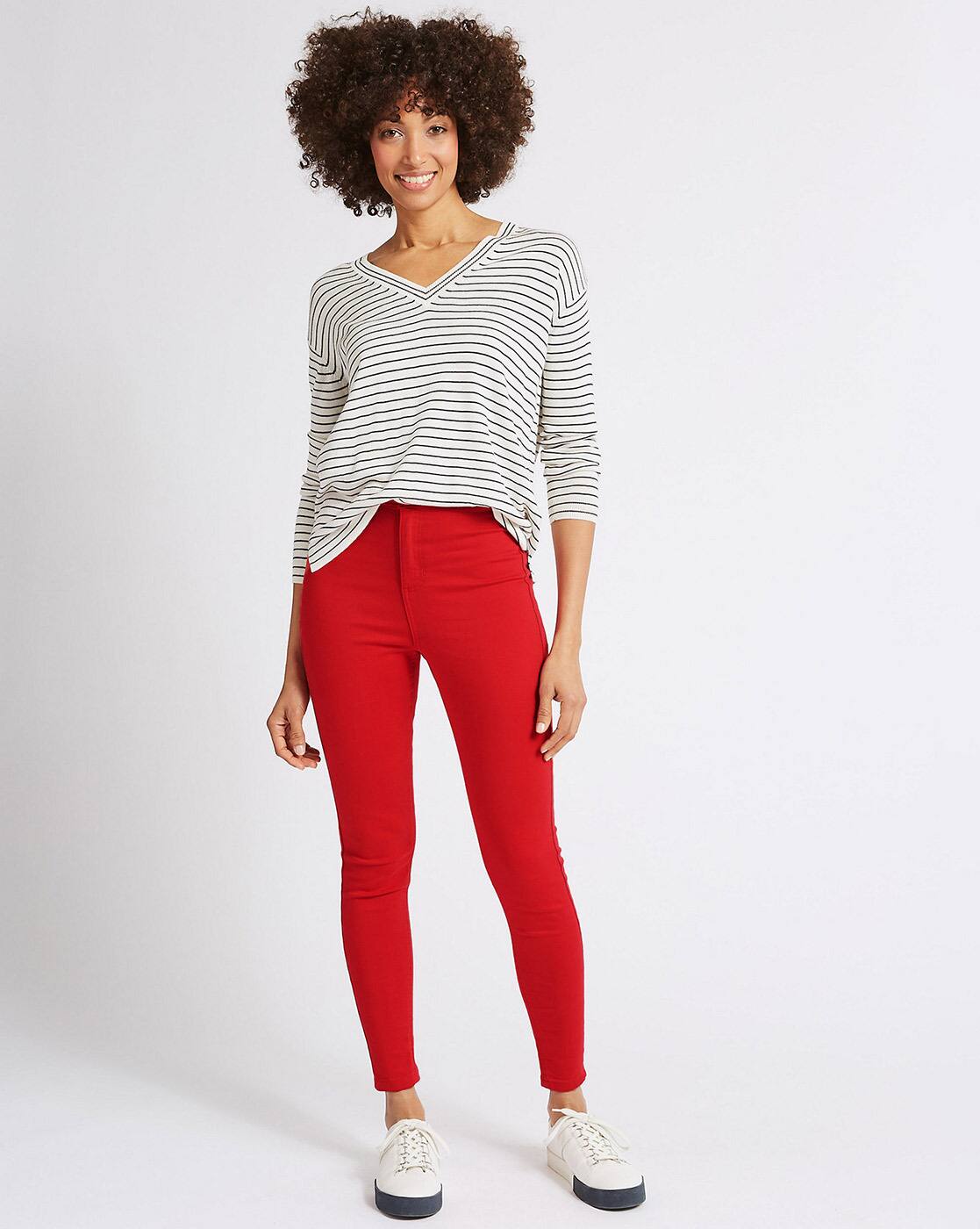 Buy Red Jeans \u0026 Jeggings for Women by 