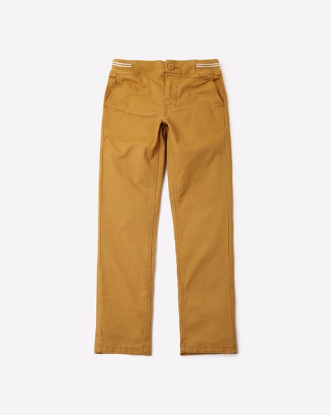 Buy Men Olive Slim Fit Solid Casual Trousers Online  749773  Allen Solly