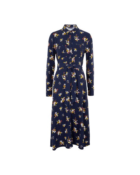 Floral Print Shirt Dress