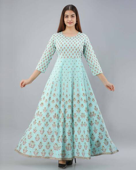 floor length anarkali kurta