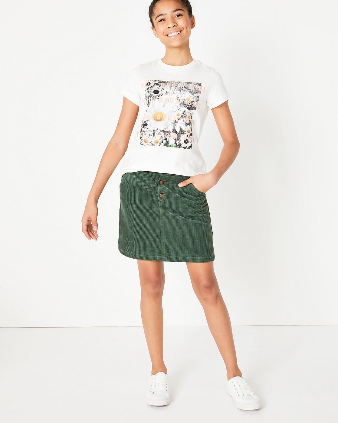 Marks and spencer green skirt Clearance