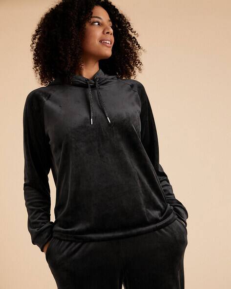 Marks and spencer black hoodie Clearance