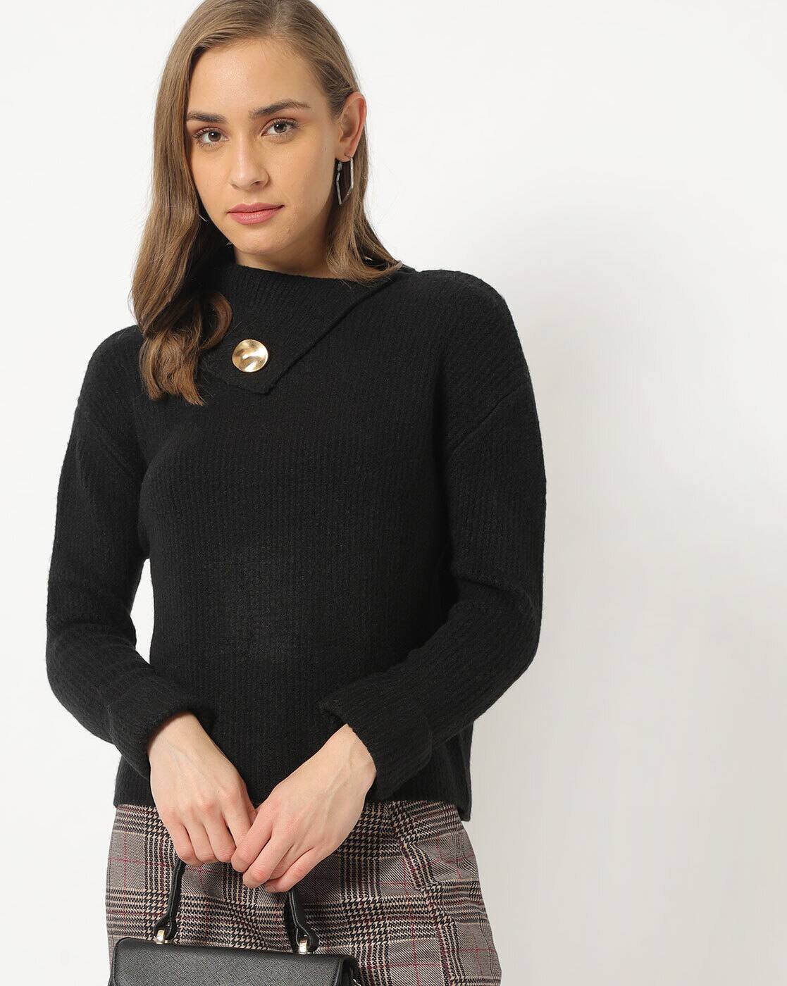 madame black sweater