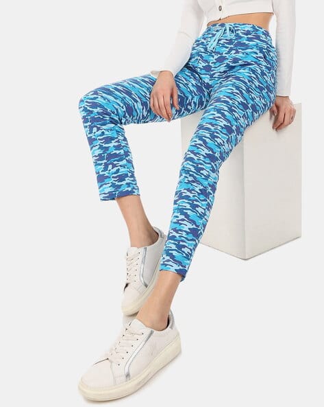 Buy Blue Track Pants for Women by SUGR Online - Main Image