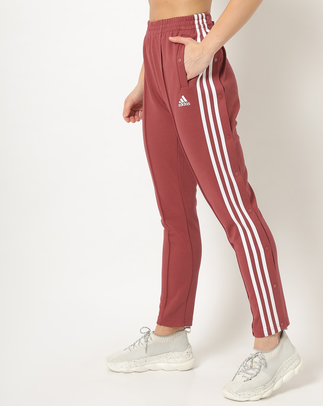 Red adidas clearance snap pants