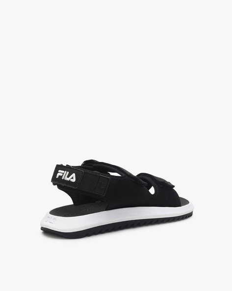 Fila Womens Sleek Slide Sandals Size 7 Black & White Lightweight &  Comfortable | eBay
