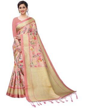 Women S Sarees Online Low Price Offer On Sarees For Women Ajio Sarees for women cotton art silk printed saree l bollywood indian wedding gift sari with unstitched blouse. women s sarees online low price offer