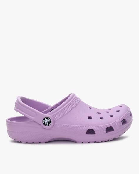 purple crocs