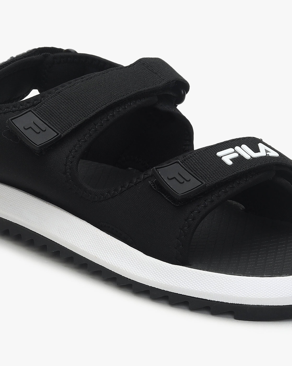 Fila Womens Sleek Slide Sandals Size 8 Black & White Lightweight &  Comfortable | eBay