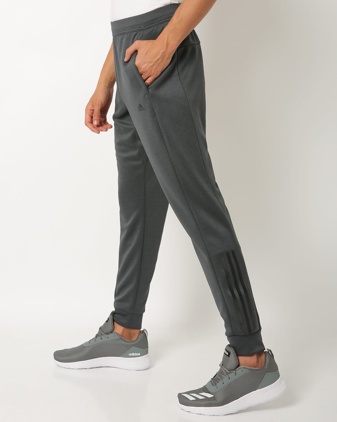 Buy Grey Track Pants for Men by ADIDAS 