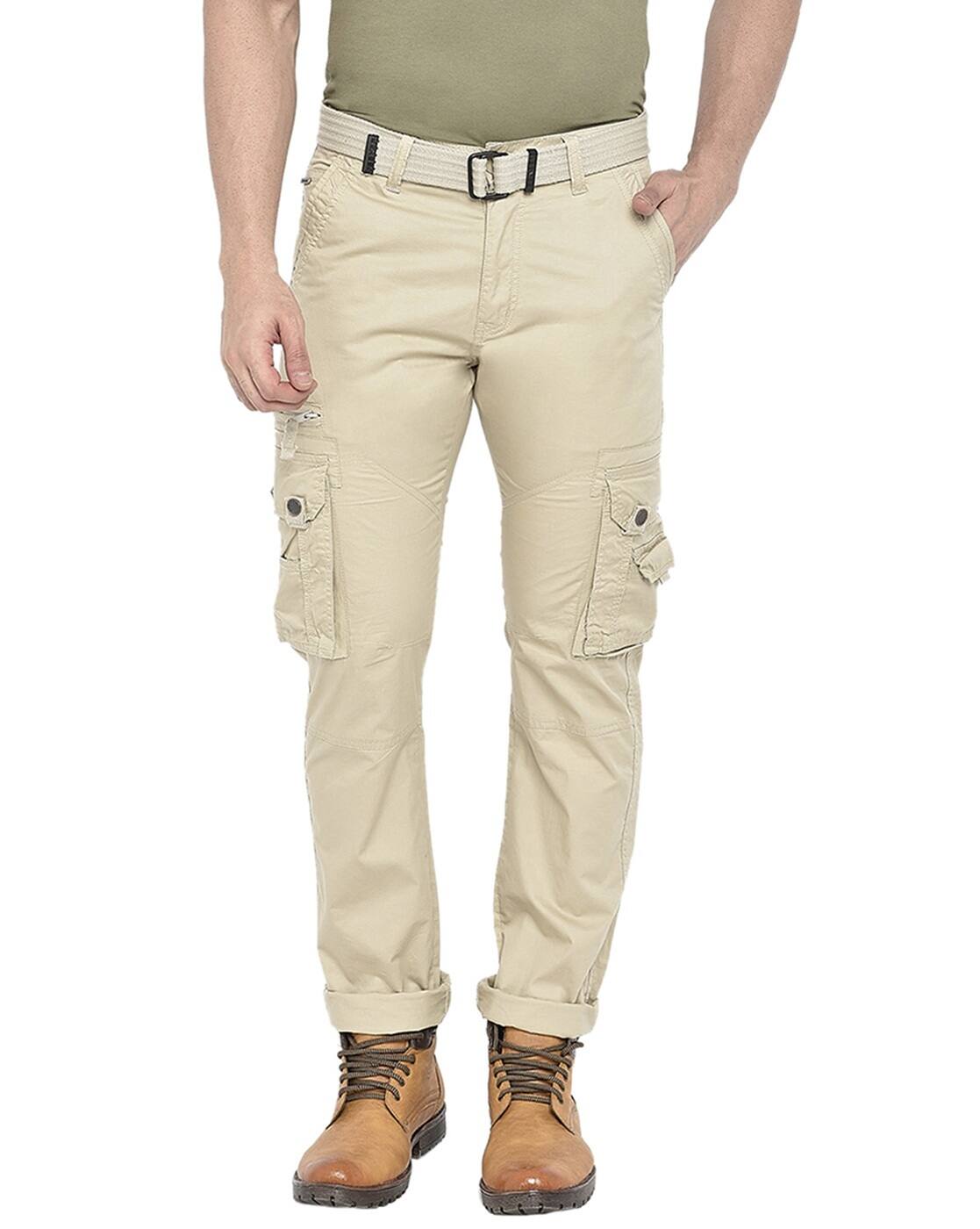 Buy Beige Trousers \u0026 Pants for Men by 