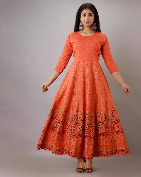 long anarkali kurta