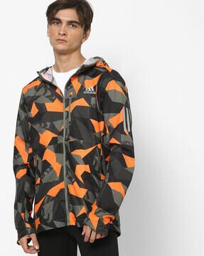 camouflage running jacket