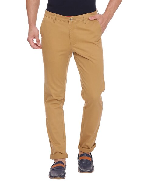 Buy PLMX Men Light Blue Solid Cotton Blend Trousers 34 Online at Best  Prices in India  JioMart