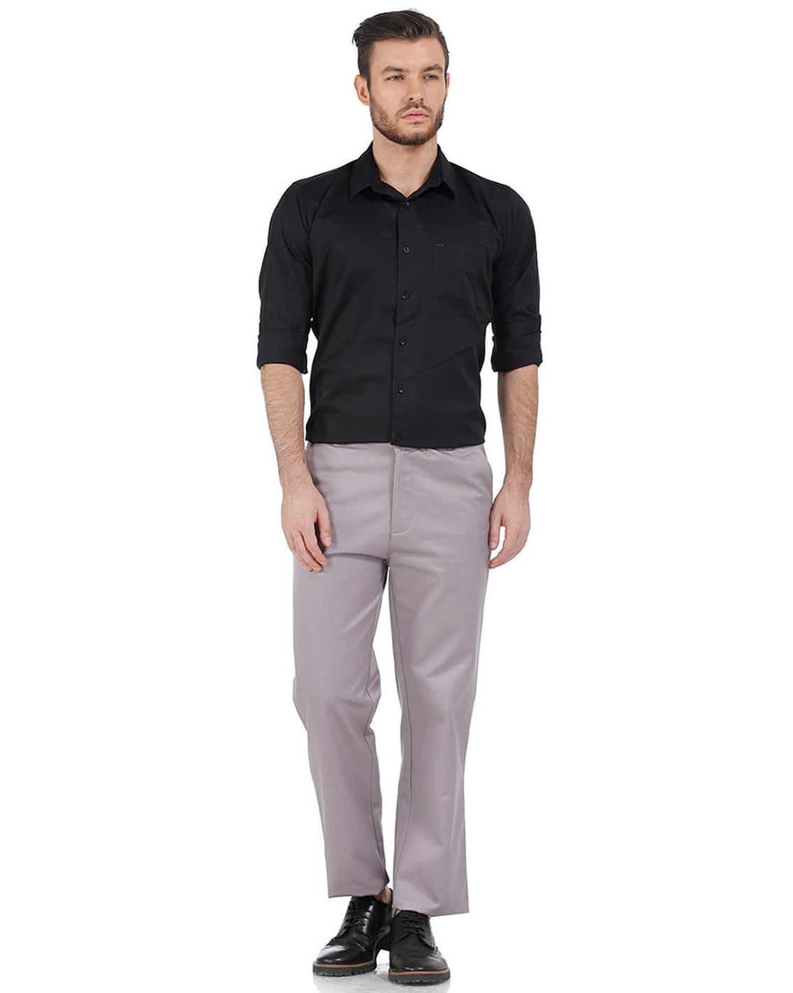 Buy Olive Green Trousers & Pants for Men by BASICS Online | Ajio.com