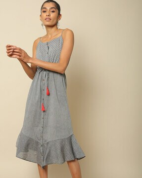 Buy Off-White Dresses & Gowns for Women by Indie Picks Online | Ajio.com