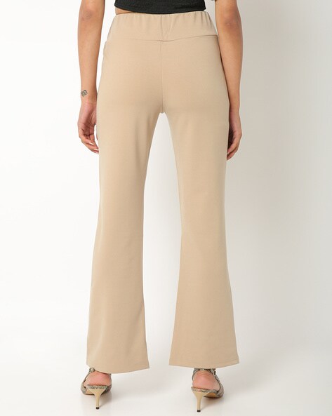 Buy Beige Trousers & Pants for Women by AND Online