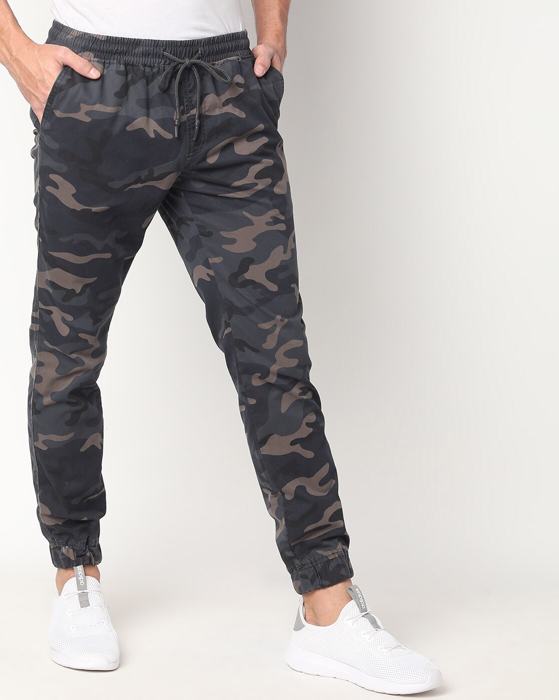 joggers army print