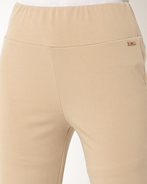 Buy Beige Trousers & Pants for Women by AND Online