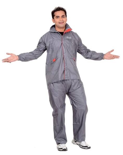 Buy Grey Rainwear and Windcheaters for 