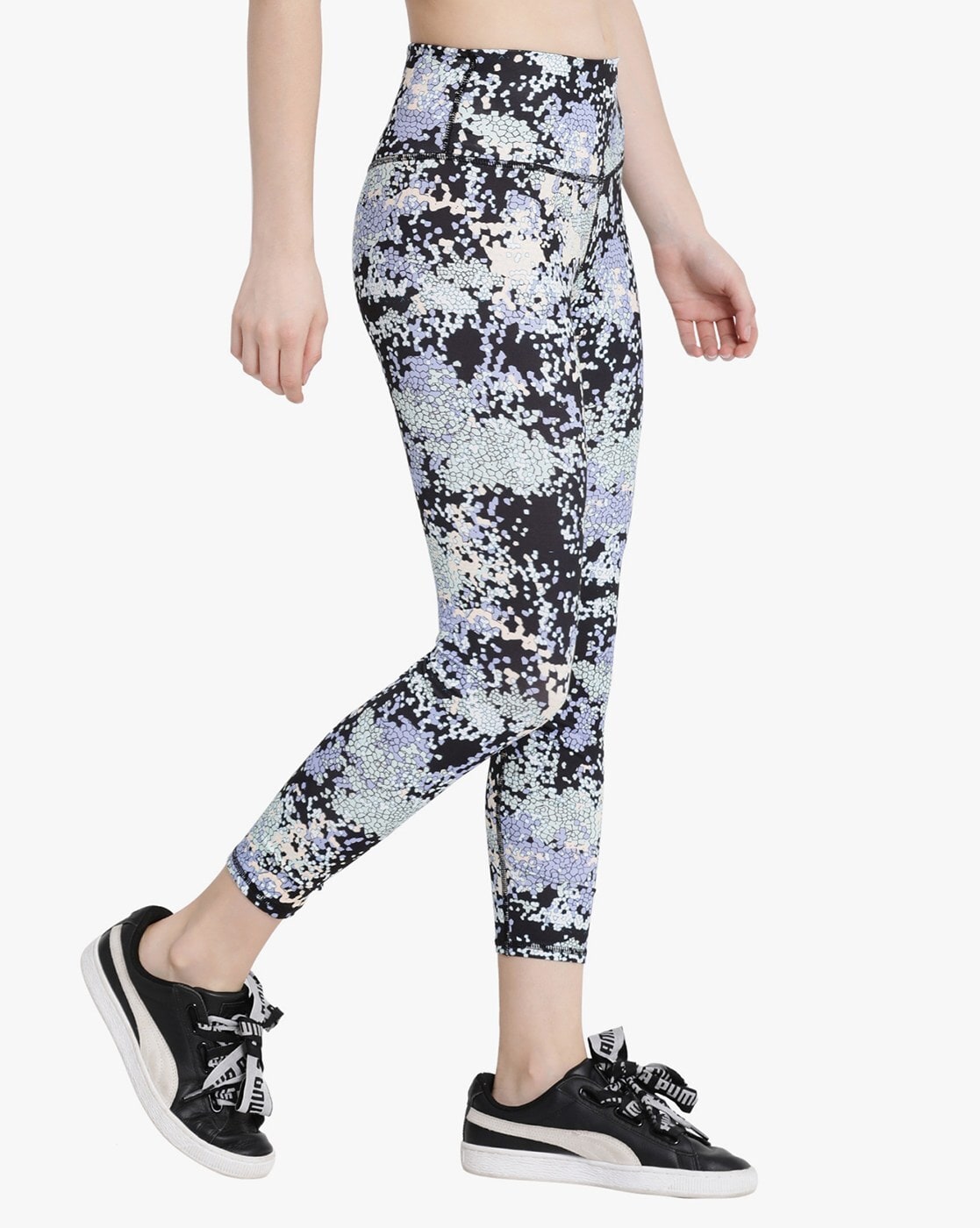 Buy Zivame Zelocity High Rise Nouveau Shine Legging - Summer Fig online