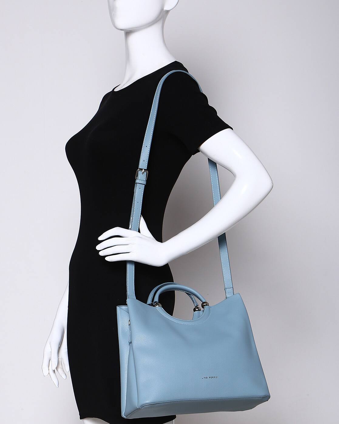 lino perros blue handbolsa