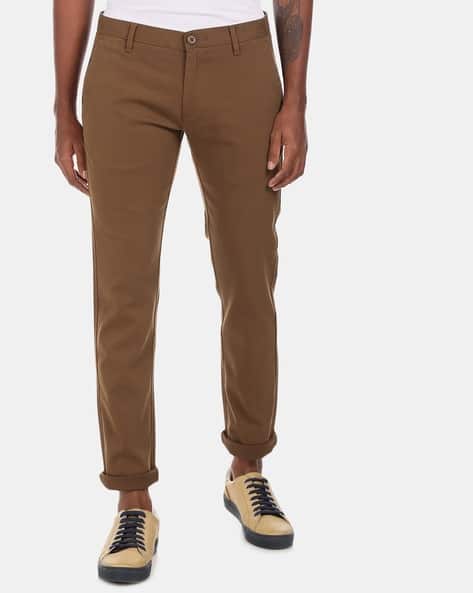 Buy Brown Trousers \u0026 Pants for Men by 