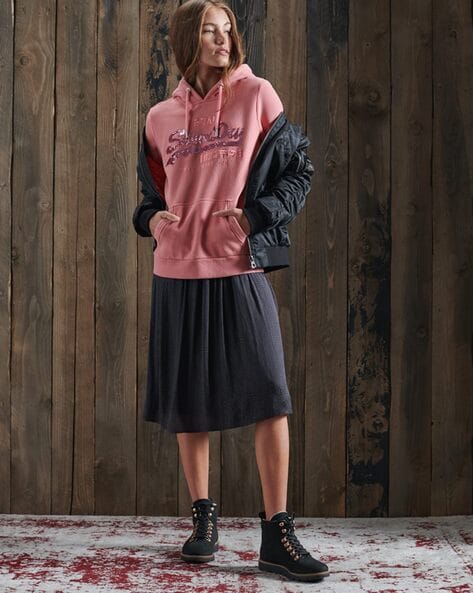 Buy Pink Sweatshirt & Hoodies for Women by SUPERDRY Online