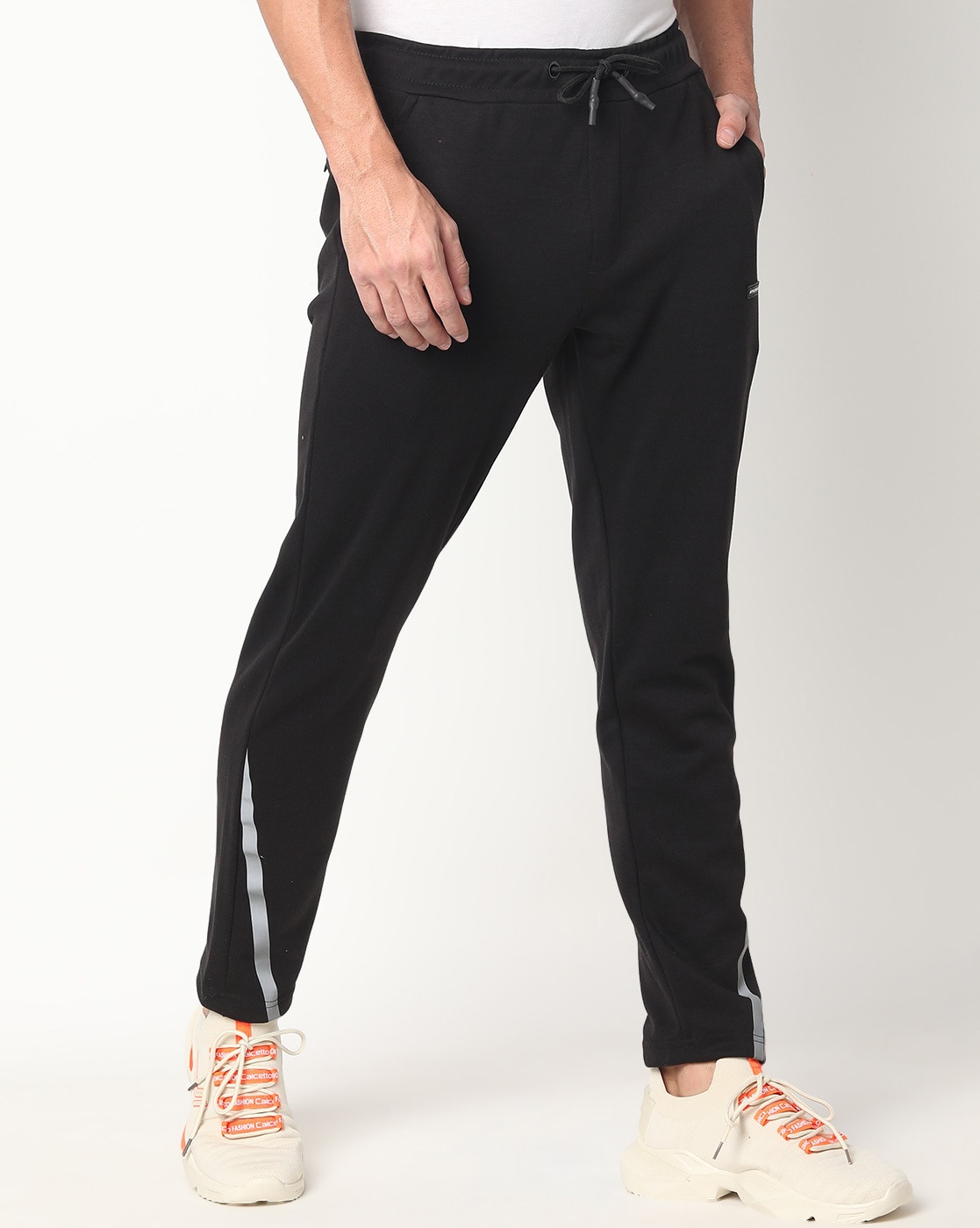 Buy Black Track Pants for Women by Teamspirit Online