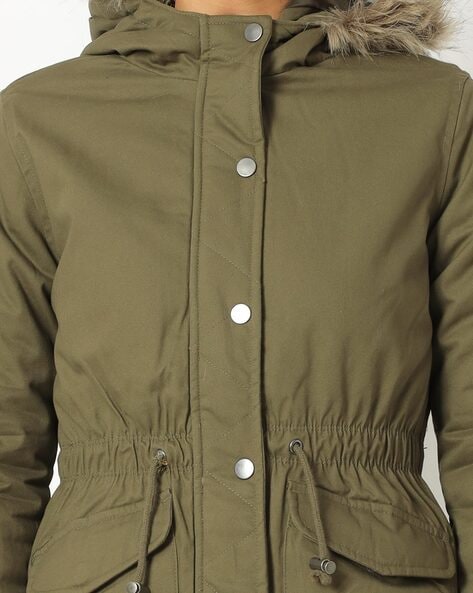 Buy Olive Green Jackets & Coats for Women by DNMX Online
