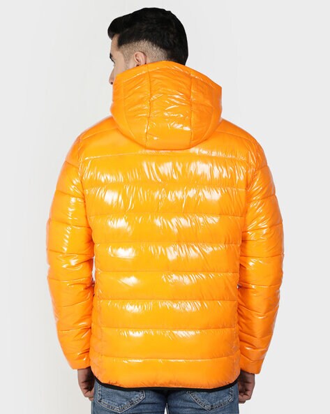 orange puffer jacket mens