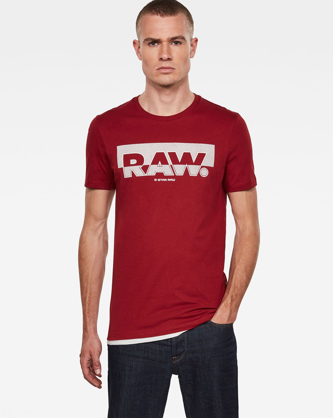 gå ind Uendelighed Høre fra Buy Maroon Tshirts for Men by G STAR RAW Online | Ajio.com