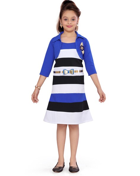 Buy Blue Dresses & Frocks for Girls by AARIKA GIRLS ETHNIC Online