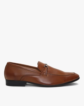 tan slip on loafers