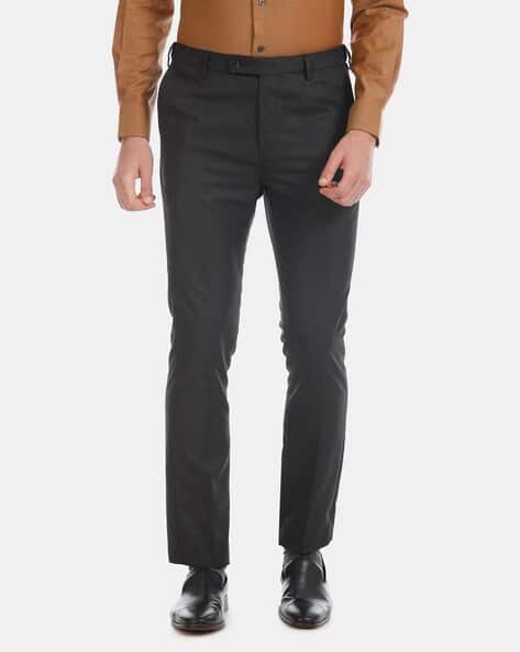 Buy Black Trousers Pants for Men by ARROW Online