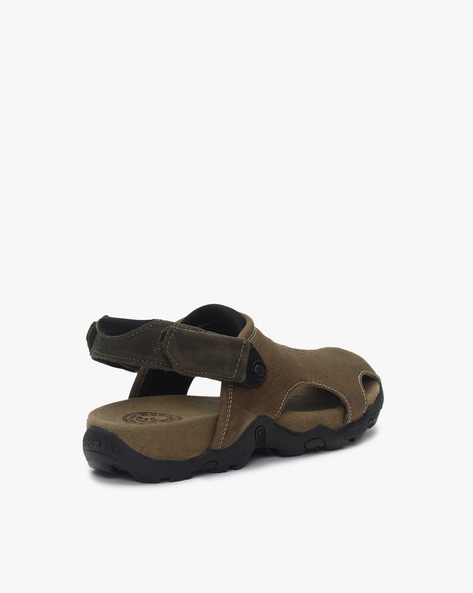 Buy Woodland Khaki Back Strap Sandals for Men at Best Price @ Tata CLiQ