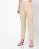Buy Beige Trousers & Pants for Women by TRENDYOL Online