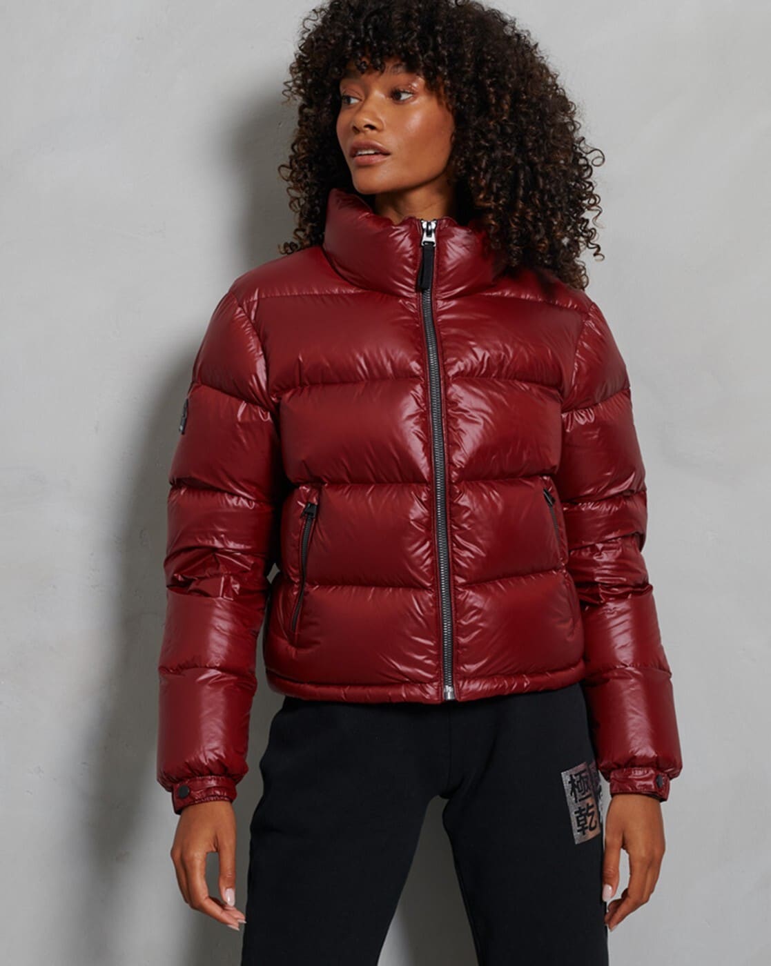 superdry maroon jacket