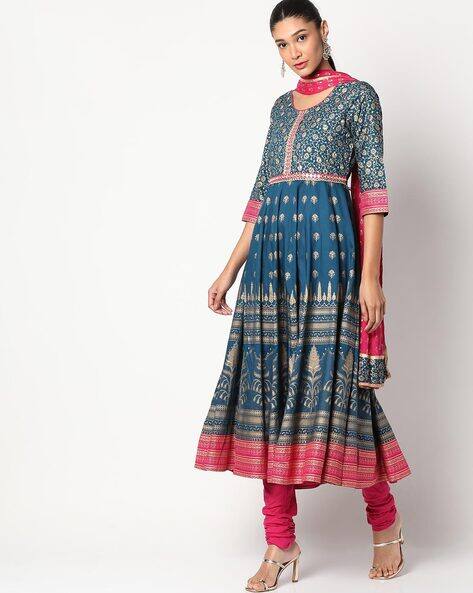 Ajio kurta plazo set