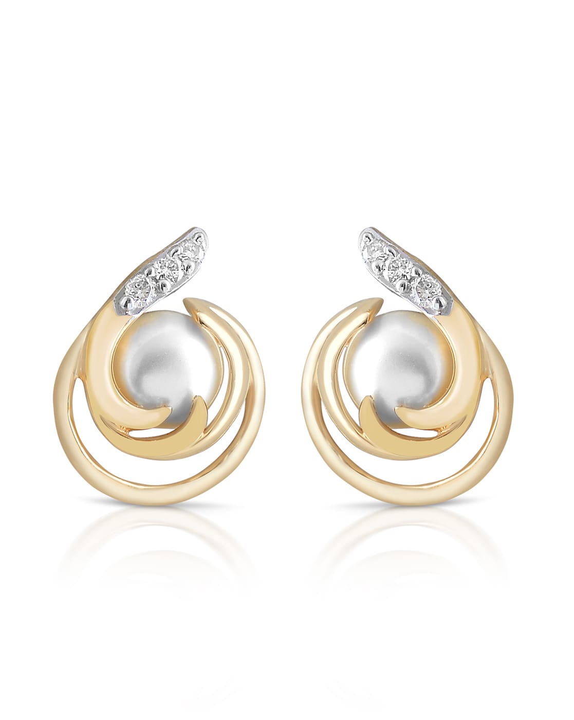 Buy Gold Earrings For Women By Reliance Jewels Online Ajio Com