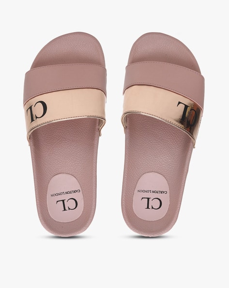 Buy Pink Flat Sandals for Women by Carlton London Online Ajio