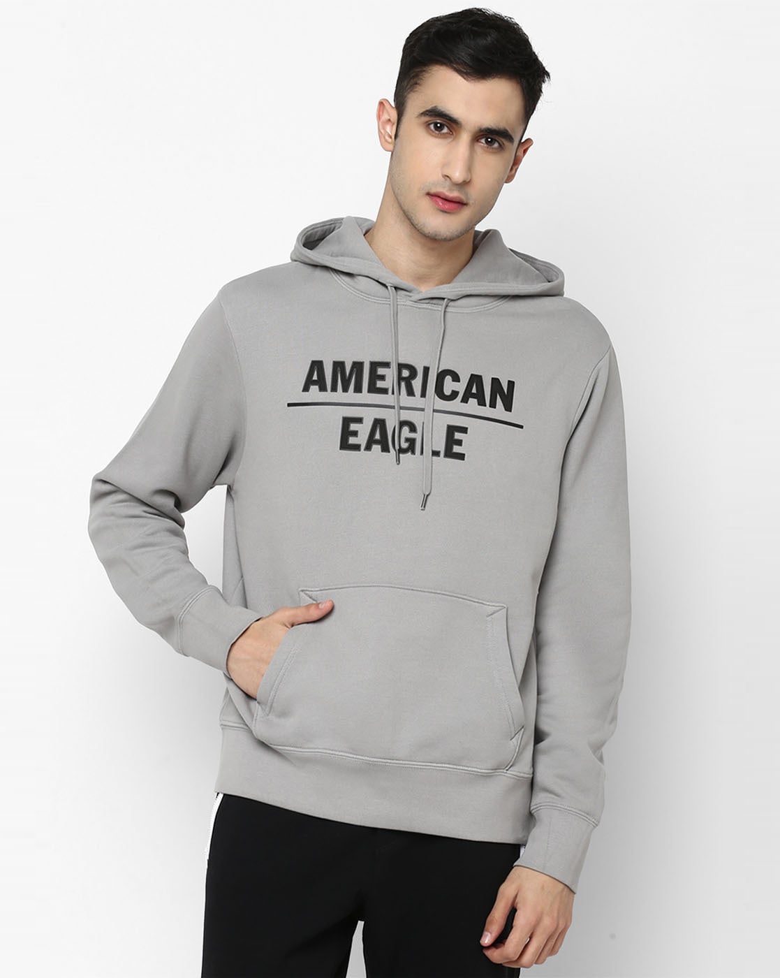 Buy Grey Sweatshirt Hoodies for Men by AMERICAN EAGLE