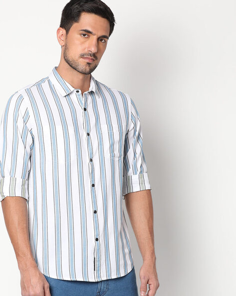 Buy Blue Shirts for Men by ALTHEORY Online