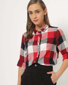Buy Multicoloured Shirts for Women by DNMX Online