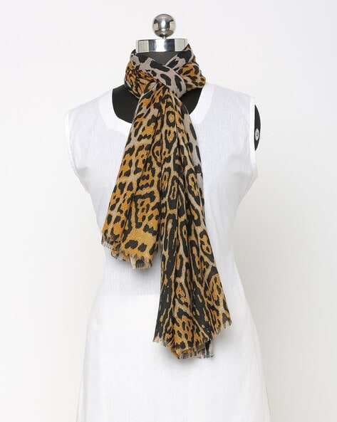 Leopard Stole S00 - Women - Accessories